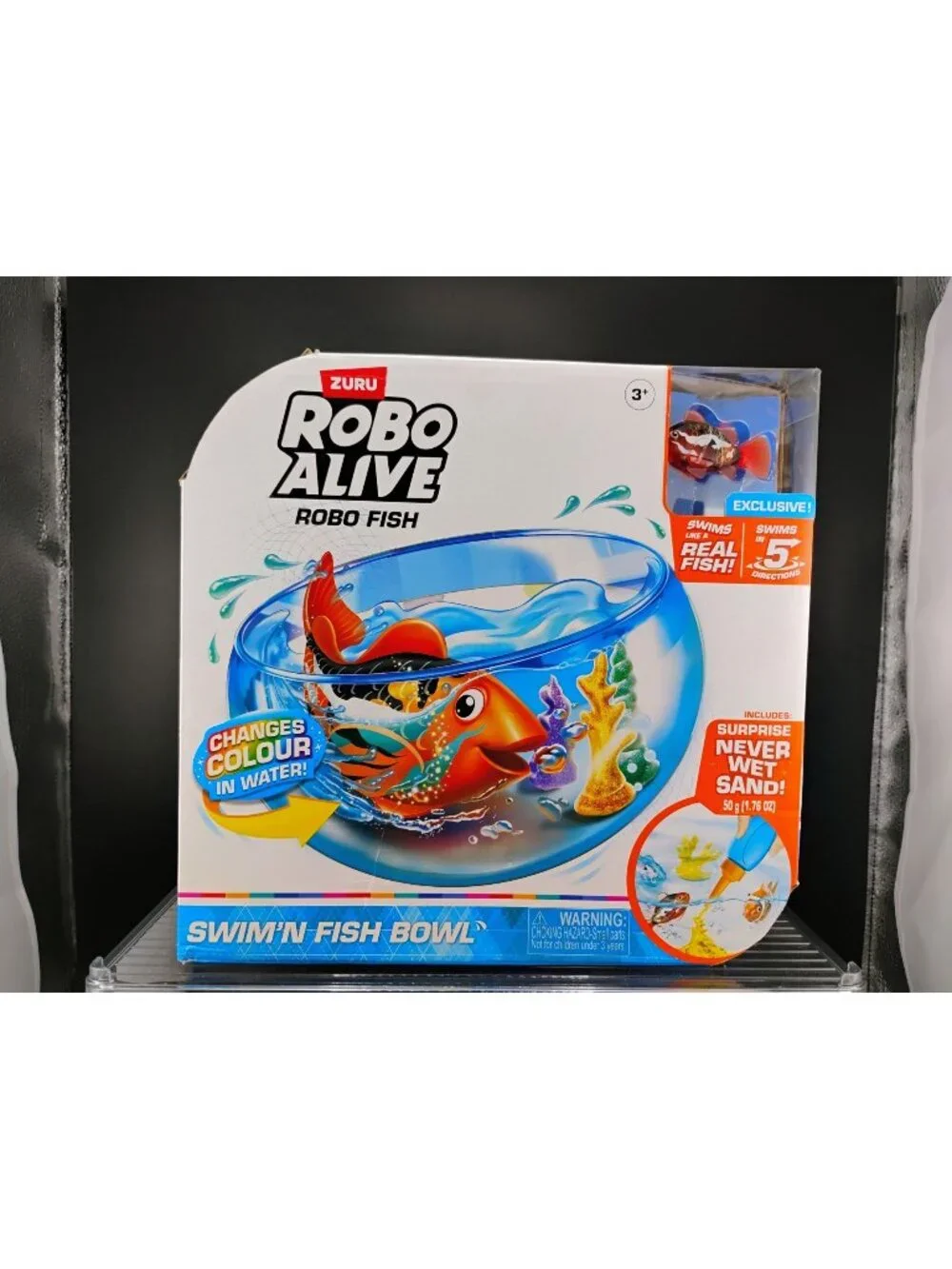Zuru Robo Fish SwimN Fish Bowl Electronic Toy For Kids 3+